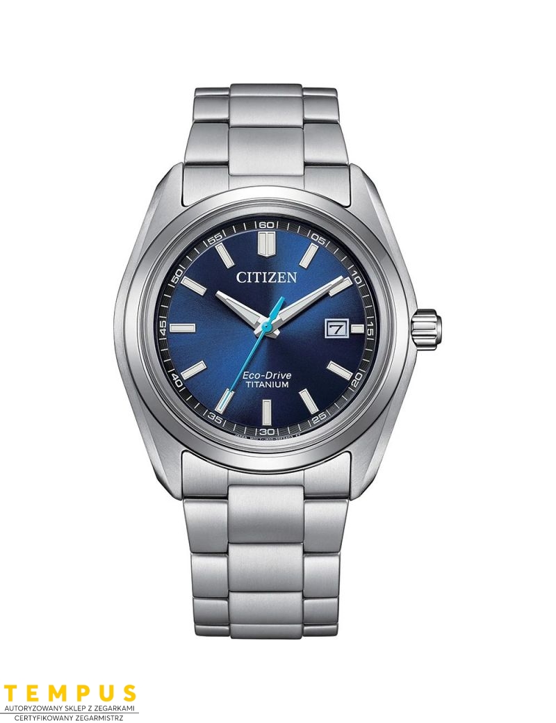 Tytanowy zegarek męski do noszenia na co dzień Citizen Super Titanium Eco-Drive AW1900-50L Ring Solar Tytanowy zegarek męski do noszenia na co dzień Citizen Super Titanium Eco-Drive AW1900-50L Ring Solar