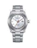 Tytanowy zegarek męski do noszenia na co dzień Citizen Super Titanium Eco-Drive AW1900-50A Ring Solar