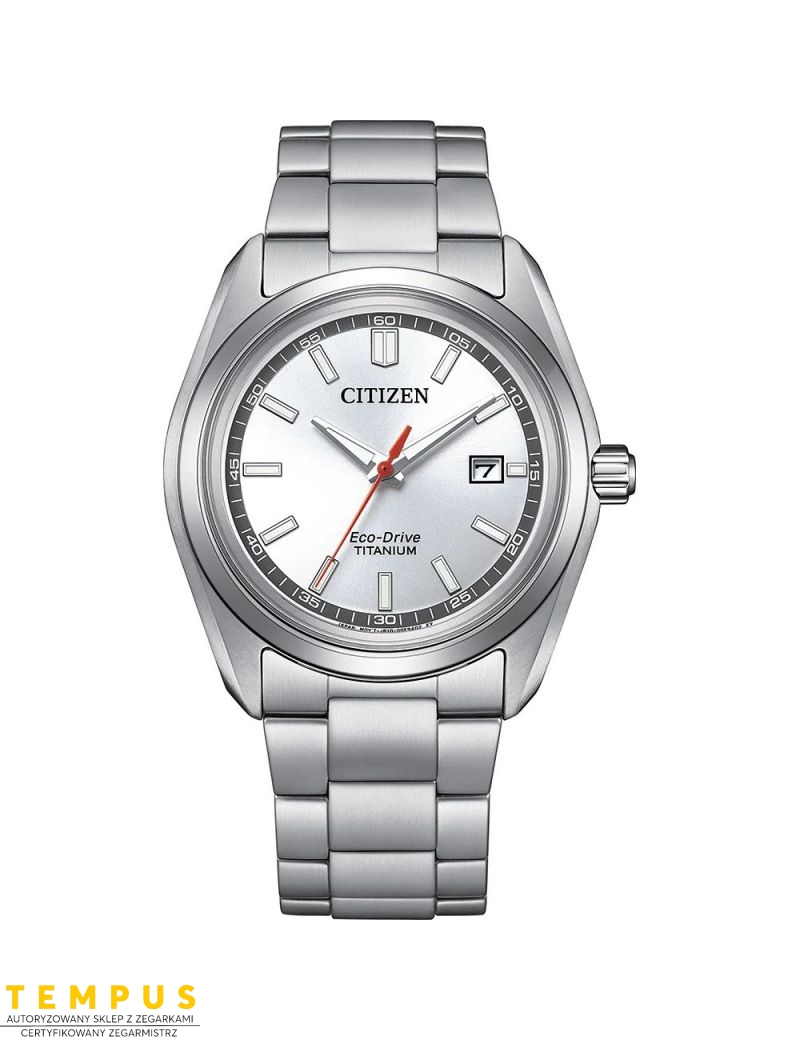 Tytanowy zegarek męski do noszenia na co dzień Citizen Super Titanium Eco-Drive AW1900-50A Ring Solar Tytanowy zegarek męski do noszenia na co dzień Citizen Super Titanium Eco-Drive AW1900-50A Ring Solar