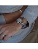 Tytanowy zegarek męski do noszenia na co dzień Citizen Super Titanium Eco-Drive AW1900-50A Ring Solar