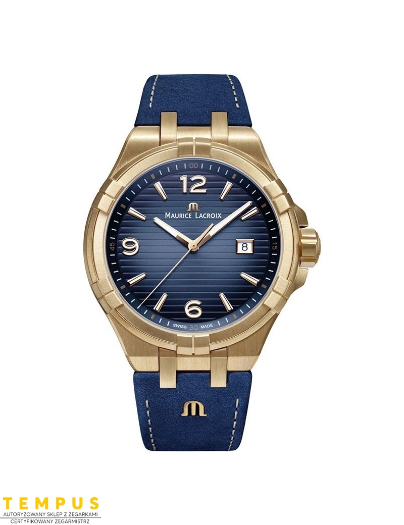 Zegarek casual męski Maurice Lacroix Aikon Bronze AI1028-BRZ01-420-1 - Zegarki MAURICE LACROIX Zegarek casual męski Maurice Lacroix Aikon Bronze AI1028-BRZ01-420-1 - Zegarki MAURICE LACROIX
