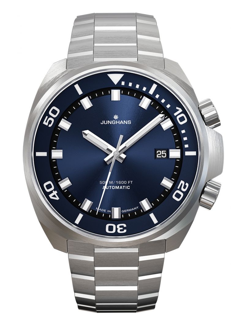 Zegarek męski do nurkowania głębinowego Junghans Aquaris Automatic Diver Blue 27/4660.44 Zegarek męski do nurkowania głębinowego Junghans Aquaris Automatic Diver Blue 27/4660.44