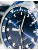 Zegarek męski do nurkowania głębinowego Junghans Aquaris Automatic Diver Blue 27/4660.44