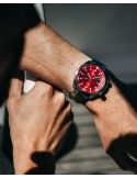 Zegarek męski do nurkowania głębinowego Junghans Aquaris Automatic Diver Red 27/4661.44