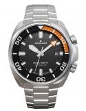 Profesjonalny zegarek do nurkowania głębinowego dla mężczyzn Junghans 1972 Aquaris 27/4668.44 Automatic Diver Set