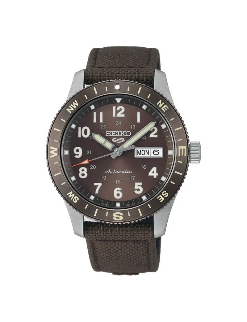 Lotniczy zegarek męski Seiko 5 Sports Automatic 41mm Field HDB009K1