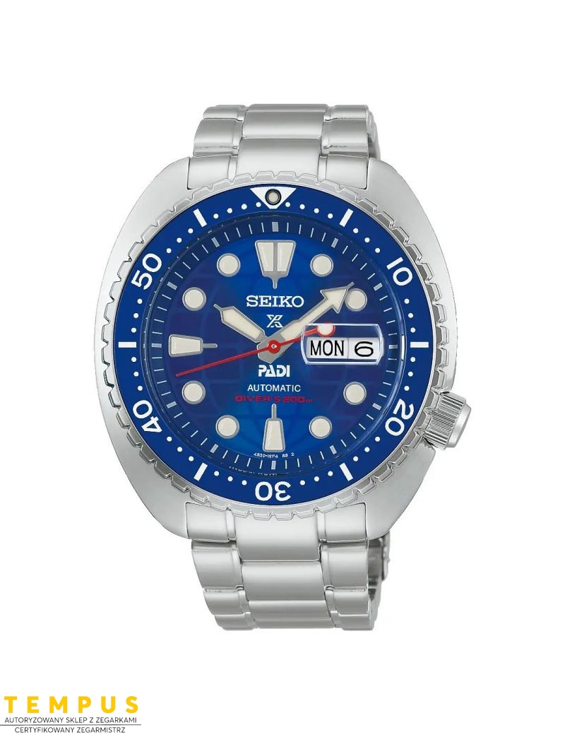 Zegarek męski do nurkowania 200 metrów Seiko Prospex PADI 60th Anniversary Turtle HBB002K1 Limited Edition
