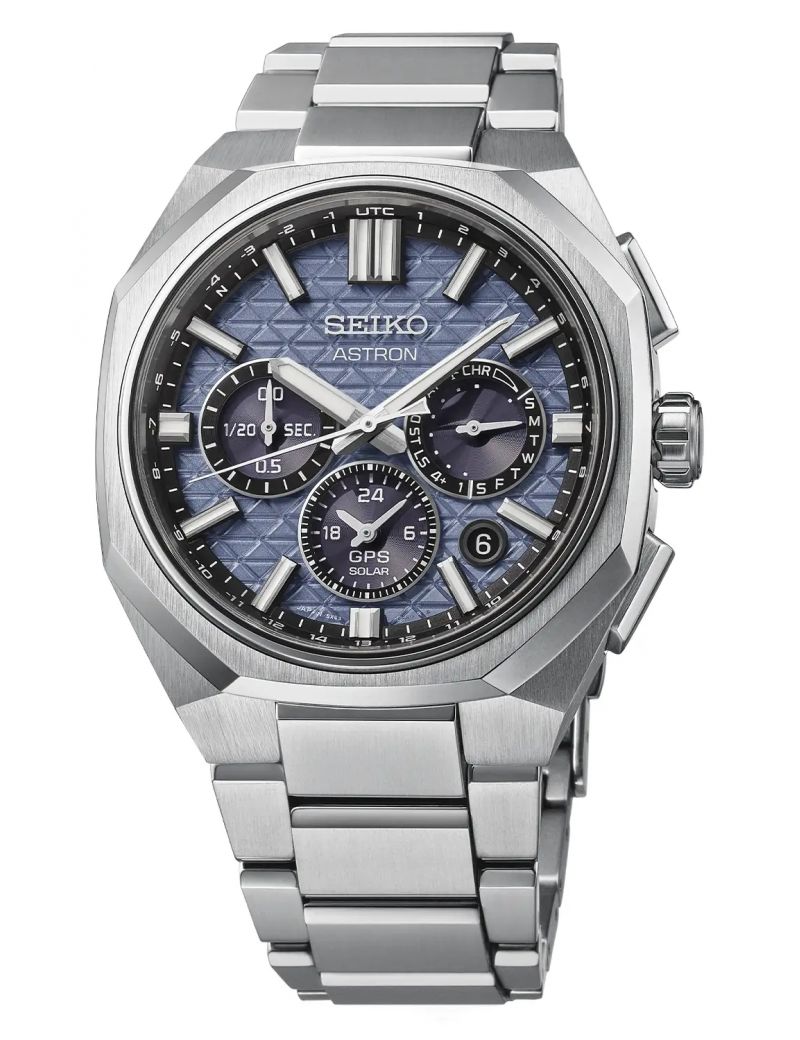 Tytanowy zegarek męski do noszenia na co dzień Seiko Astron GPS Solar Dual Time Chronograph HAB001J1 Tytanowy zegarek męski do noszenia na co dzień Seiko Astron GPS Solar Dual Time Chronograph HAB001J1
