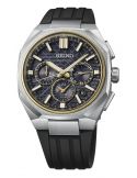 Tytanowy zegarek męski do noszenia na co dzień Seiko Astron GPS Solar Dual Time Chronograph HAB003J1