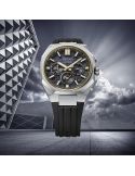 Tytanowy zegarek męski do noszenia na co dzień Seiko Astron GPS Solar Dual Time Chronograph HAB003J1