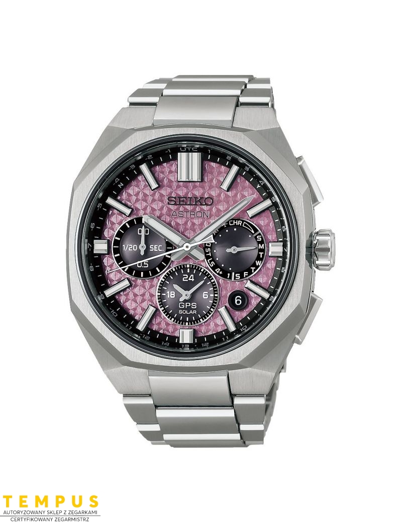 Tytanowy zegarek męski do noszenia na co dzień Seiko Astron GPS Solar Dual Time Chronograph HAB006J1 Limited Edition Tytanowy zegarek męski do noszenia na co dzień Seiko Astron GPS Solar Dual Time Chronograph HAB006J1 Limited Edition