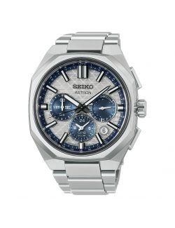 Tytanowy zegarek męski do noszenia na co dzień Seiko Astron GPS Solar Dual Time Chronograph HAB004J1 Limited Edition