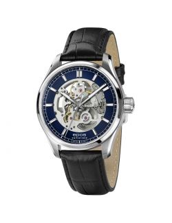 Elegancki zegarek męski z widocznym mechanizmem Epos Timeless Skeleton 3501.13B.20.16.25