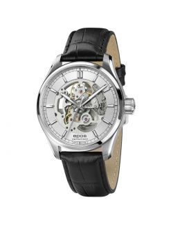 Elegancki zegarek męski z widocznym mechanizmem Epos Timeless Skeleton 3501.13B.20.18.25