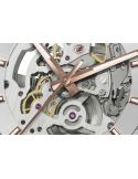 Elegancki zegarek męski z widocznym mechanizmem Epos Timeless Skeleton 3501.13B.34.18.44