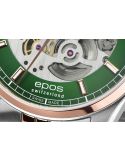Elegancki zegarek męski z widocznym mechanizmem Epos Timeless Skeleton 3501.13B.34.13.44