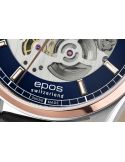 Elegancki zegarek męski z widocznym mechanizmem Epos Timeless Skeleton 3501.13B.34.16.25