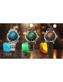 Klasyczny zegarek do garnituru Seiko Presage Cocktail Mint Mist HCB002J1