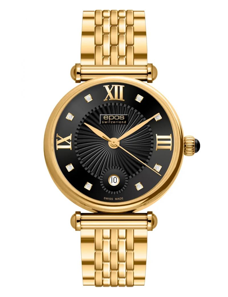 Elegancki zegarek zegarek damski na imprezę i do noszenia na co dzień Epos Ladies 8000.700.22.95.37 Diamonds Elegancki zegarek zegarek damski na imprezę i do noszenia na co dzień Epos Ladies 8000.700.22.95.37 Diamonds