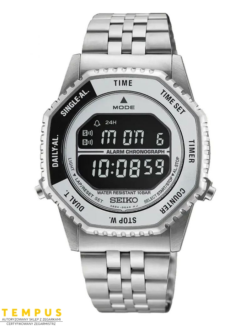 Zegarek męski elektroniczny Seiko Rotocall 1980s Reborn Digital Quartz HFL002P1 Zegarek męski elektroniczny Seiko Rotocall 1980s Reborn Digital Quartz HFL002P1