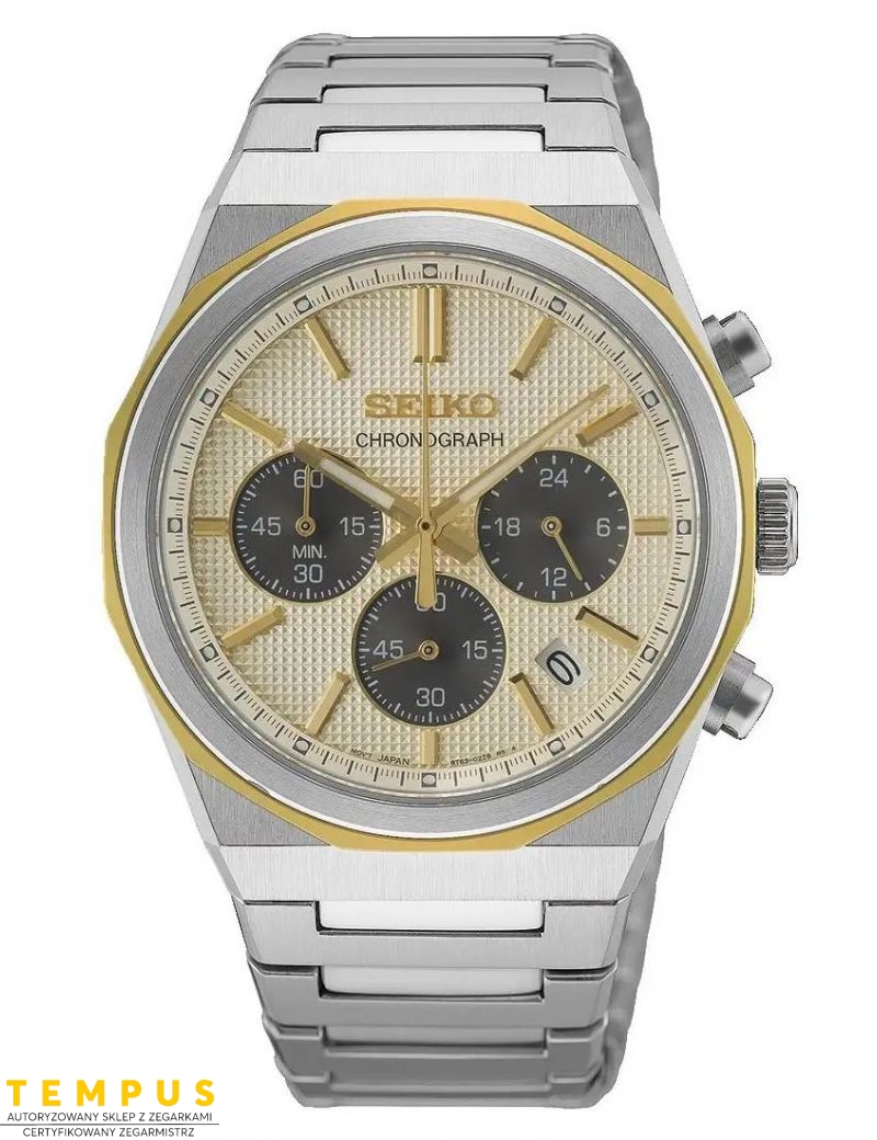 Sportowy zegarek męski na bransolecie Seiko Sport Chronograph HGK001P1 Sportowy zegarek męski na bransolecie Seiko Sport Chronograph HGK001P1