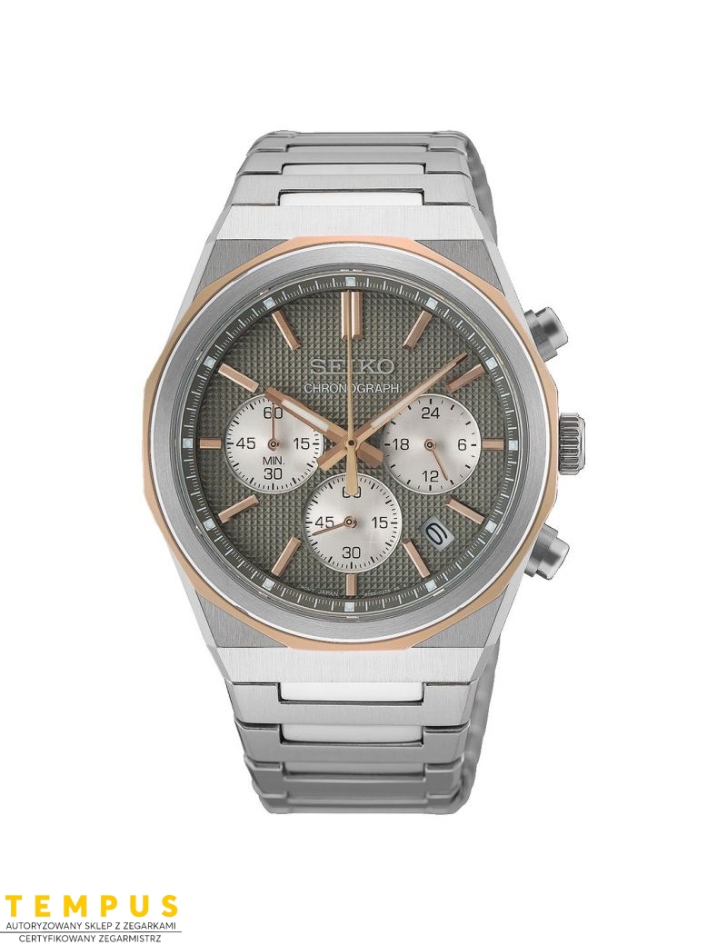 Sportowy zegarek męski na bransolecie Seiko Sport Chronograph HGK002P1 Sportowy zegarek męski na bransolecie Seiko Sport Chronograph HGK002P1
