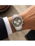 Sportowy zegarek męski na bransolecie Seiko Sport Chronograph HGK002P1