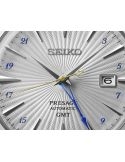 Elegancki zegarek do garnituru na pasku Seiko Presage SSK049J1 Silver Bullet Cocktail Time GMT