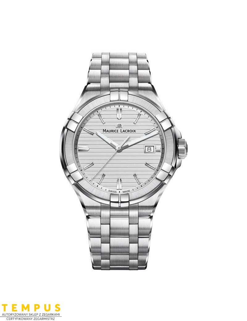 Zegarek casual męski Maurice Lacroix Aikon Date AI1008-SS002-131-1 - Zegarki MAURICE LACROIX