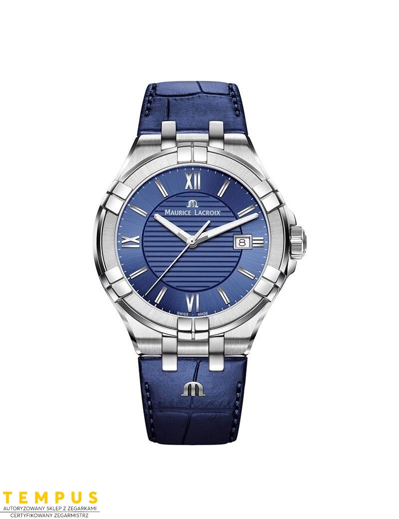Zegarek casual męski Maurice Lacroix Aikon Date AI1008-SS001-430-1 - Zegarki MAURICE LACROIX