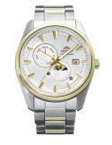 Męski zegarek automatyczny nakręcany ruchem ręki Orient Stretto Sun & Moon RA-AK0312S30B