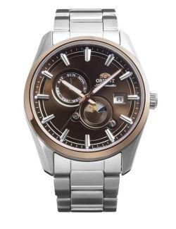Męski zegarek automatyczny nakręcany ruchem ręki Orient Stretto Sun & Moon RA-AK0313Y30B
