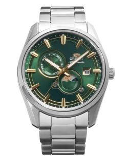 Męski zegarek automatyczny nakręcany ruchem ręki Orient Stretto Sun & Moon RA-AK0314E30B