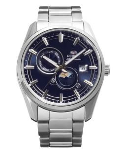 Męski zegarek automatyczny nakręcany ruchem ręki Orient Stretto Sun & Moon RA-AK0315L30B