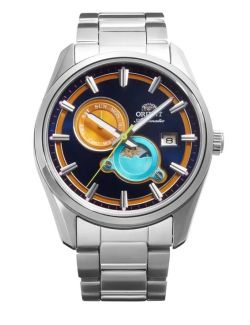 Męski zegarek automatyczny nakręcany ruchem ręki Orient Stretto Sun & Moon RA-AK0316L30B Limited Edition