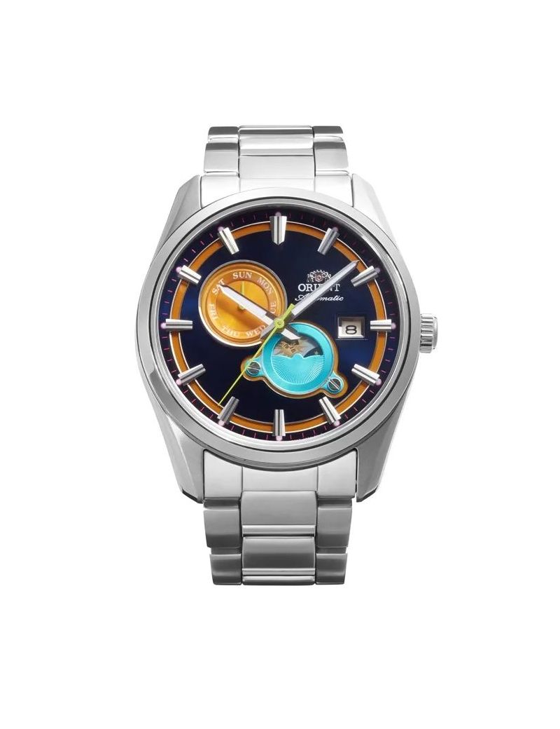 Męski zegarek automatyczny nakręcany ruchem ręki Orient Stretto Sun & Moon RA-AK0316L30B Limited Edition Męski zegarek automatyczny nakręcany ruchem ręki Orient Stretto Sun & Moon RA-AK0316L30B Limited Edition
