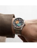 Męski zegarek automatyczny nakręcany ruchem ręki Orient Stretto Sun & Moon RA-AK0316L30B Limited Edition