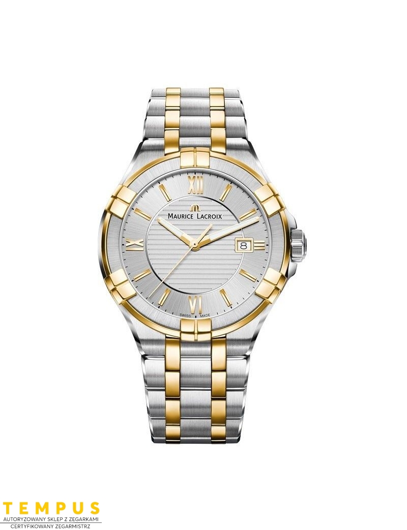 Zegarek casual męski Maurice Lacroix Aikon Date AI1008-PVY13-132-1 - Zegarki MAURICE LACROIX Zegarek casual męski Maurice Lacroix Aikon Date AI1008-PVY13-132-1 - Zegarki MAURICE LACROIX
