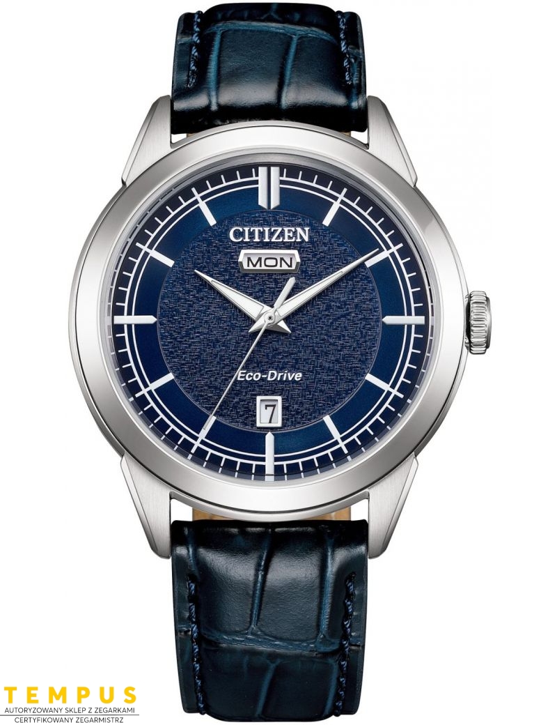 Elegancki zegarek do garnituru Citizen Eco-Drive Elegance Classic Day-Date AW0151-00LC Elegancki zegarek do garnituru Citizen Eco-Drive Elegance Classic Day-Date AW0151-00LC