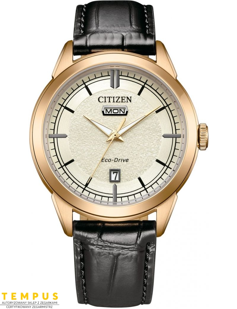 Elegancki zegarek do garnituru Citizen Eco-Drive Elegance Classic Day-Date AW0153-04AC Elegancki zegarek do garnituru Citizen Eco-Drive Elegance Classic Day-Date AW0153-04AC