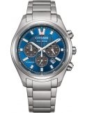 Sportowy męski zegarek z tytanową kopertą i bransoletą Citizen Sports Super Titanium Eco-Drive CA4750-51L