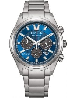 Sportowy męski zegarek z tytanową kopertą i bransoletą Citizen Sports Super Titanium Eco-Drive CA4750-51L