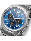 Sportowy męski zegarek z tytanową kopertą i bransoletą Citizen Sports Super Titanium Eco-Drive CA4750-51L