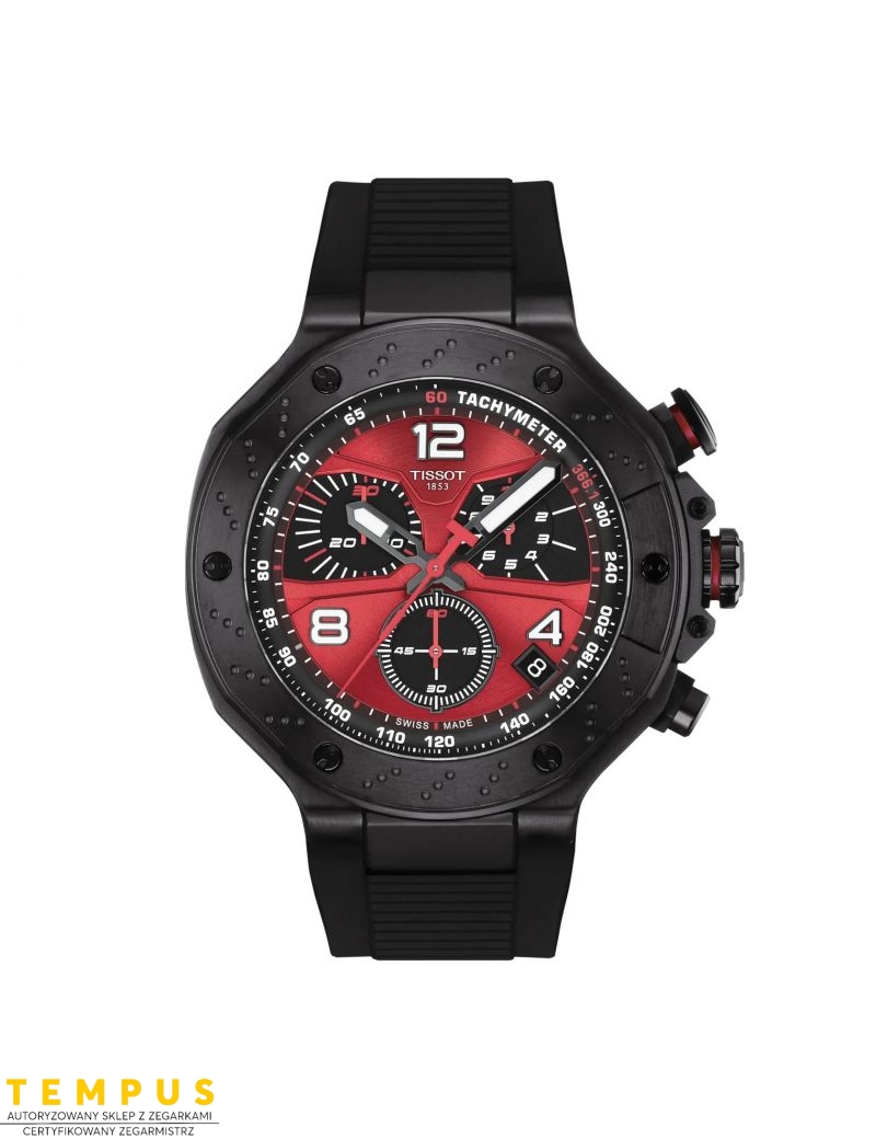 Limitowany duży zegarek męski Tissot T-Race MotoGP Quartz Chronograph 2026 T141.417.37.422.00 Limitowany duży zegarek męski Tissot T-Race MotoGP Quartz Chronograph 2026 T141.417.37.422.00