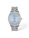 Klasyczny elegancki zegarek męski Tissot Ballade Powermatic 80 COSC T156.408.11.353.00 Ice Blue z szafirowym szkłem