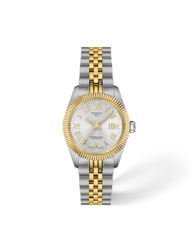 Mały klasyczny elegancki zegarek damski Tissot Ballade Powermatic 48 COSC T156.208.22.033.01 z szafirowym szkłem Mały klasyczny elegancki zegarek damski Tissot Ballade Powermatic 48 COSC T156.208.22.033.01 z szafirowym szkłem