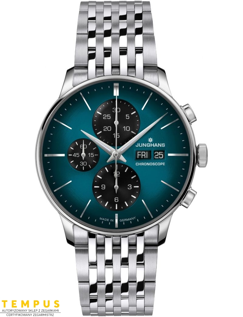Automatyczny zegarek męski z chronografem Junghans Meister Chronoscope Edition EN 27/4622.47 Limited Automatyczny zegarek męski z chronografem Junghans Meister Chronoscope Edition EN 27/4622.47 Limited