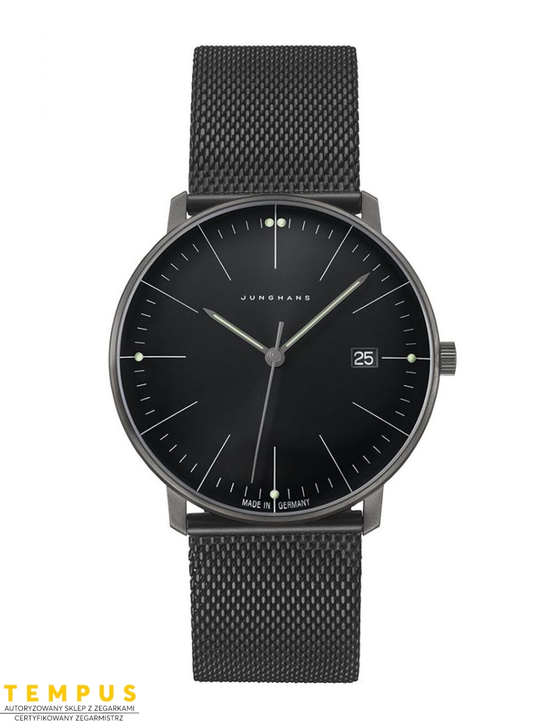 Minimalistyczny zegarek męski garniturowy Junghans Max Bill Quarz 41/4660.46 Minimalistyczny zegarek męski garniturowy Junghans Max Bill Quarz 41/4660.46