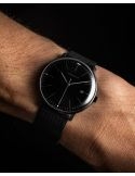 Minimalistyczny zegarek męski garniturowy Junghans Max Bill Quarz 41/4660.46