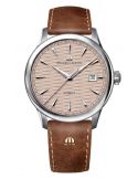 Męski zegarek automatyczny Maurice Lacroix 1975 Automatic Vagues Du Jura 756108-S1S12-730-7 Limited Edition na pasku